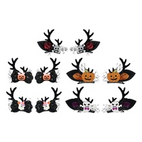 Antlers Hair Clip 2pk Asst