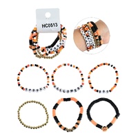 Boo Buddies Beads Bracelet 6pk