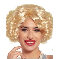 Curly Blond Wig Adults