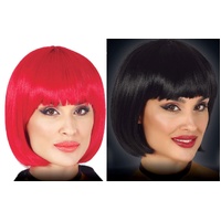 Bob Cut Wig Asst Adults