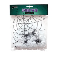 Spider Web & Spiders Halloween Decoration (20g)