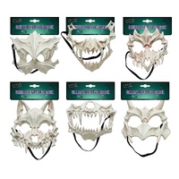 Skeleton Half Face Mask Asst