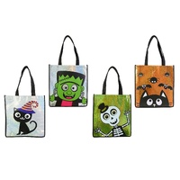 Non-Woven Printed Tote Bag 32cm Asst