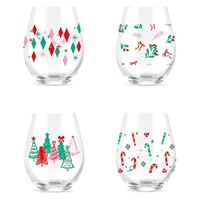 StemLess Glass Candy Bright 550mL Asst