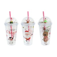 Tumbler Confetti Topper 450mL Asst