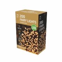 LED Flashing 200 Vintage Gold