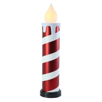 LED Candle Flickering B/OP + USB 58cm