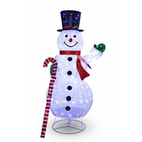 LED Pop Up Snowman Twinkle 180cm