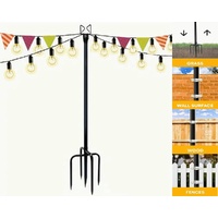 String/Festoon Light Poles 2pk 3m