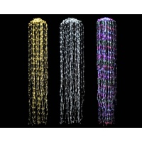 LED Metallic Waterfall Lights 180cm Asst