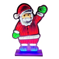 LED Infinity Santa Light 40cm