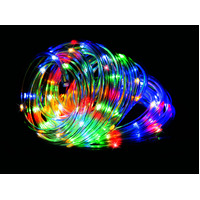 Solar LED Ropelight 10m Multi