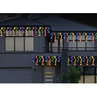 Solar Icicle Lights 400 Multi