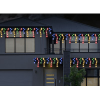 SOLAR ICICLE LIGHTS 400 MULTI 8 FUNCTION