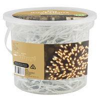 LED Icicle Flashing 500 Vintage Gold