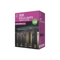 LED Icicle Lights 300 Carnival