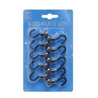 Magnetic Gutter Hooks 10pk Sml 16x35mm