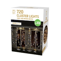 LED Cluster Lights 720 White-Warm