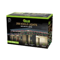 Solar Icicle Lights 200 RWG