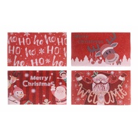 Christmas Doormat 76x43cm Asst