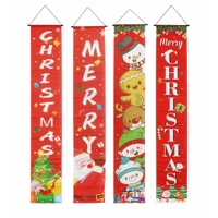 Christmas Door Banner 180cm Asst