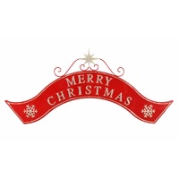 Metal Merry Christmas Arch Sign