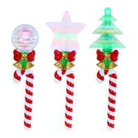 LED Candy Cane Spinner Batt Inc SRT Asst