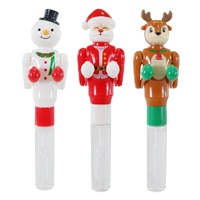 Christmas Bubble Wand Boxing Character Asst