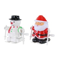 Christmas Wind Up Ski Racer SRT Asst