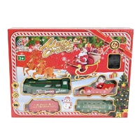Christmas Train Set 19pc 4 Carriage