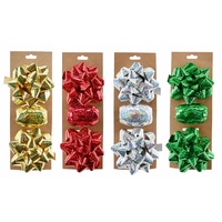 Gift Bows And Ribbon Pack Laser Asst