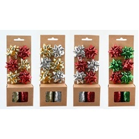 Gift Bow/Ribbon Set Embossed 8pk Asst