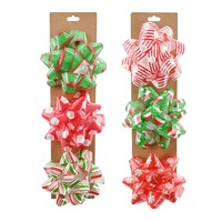 Gift Bows Printed 3pk Asst