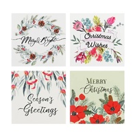 Cards Botanical Foil 10pk Asst