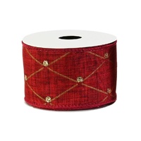 Ribbon 50mmx2.7m Red